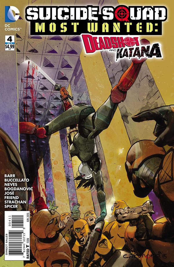 Suicide Squad Most Wanted: Deadshot & Katana #4 cover