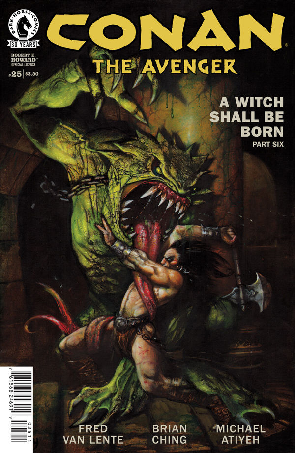 Conan the Avenger #25 cover