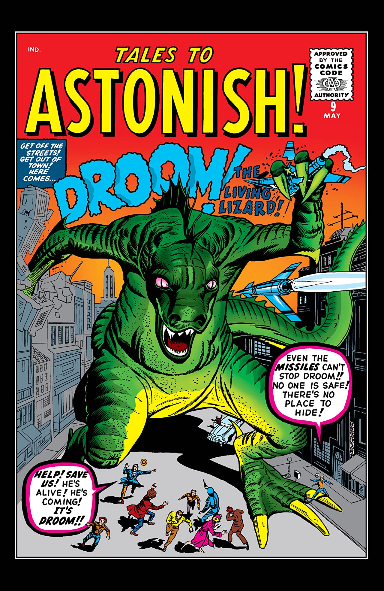 Tales to Astonish #9 cover