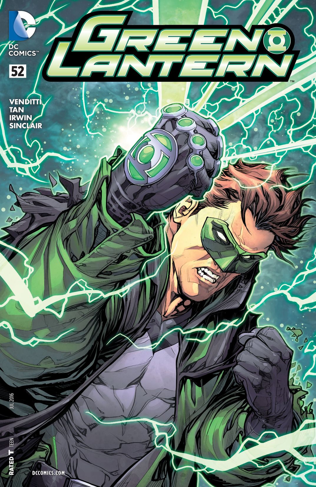 Green Lantern #52 cover