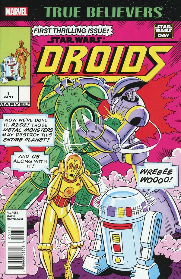 True Believers: Droids #1 cover