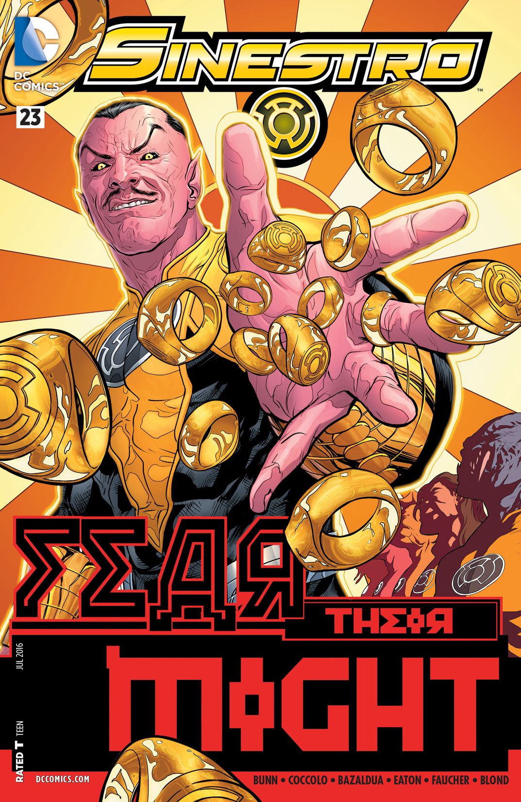 Sinestro #23 cover