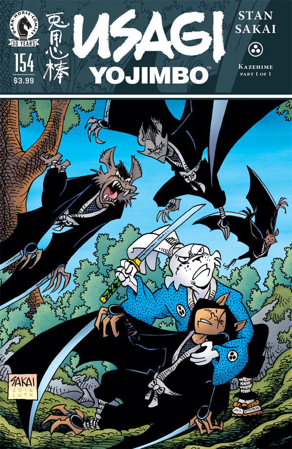 Usagi Yojimbo #154 cover