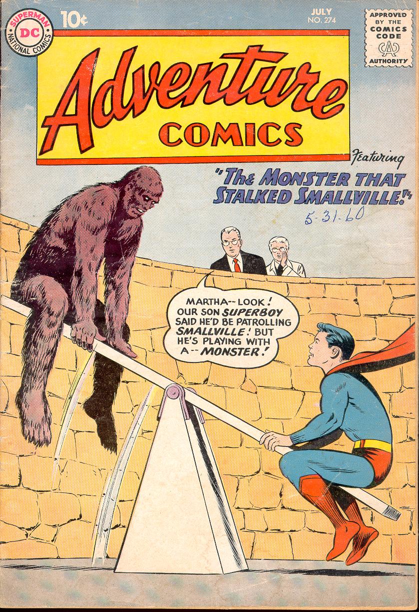 Adventure Comics #274 cover