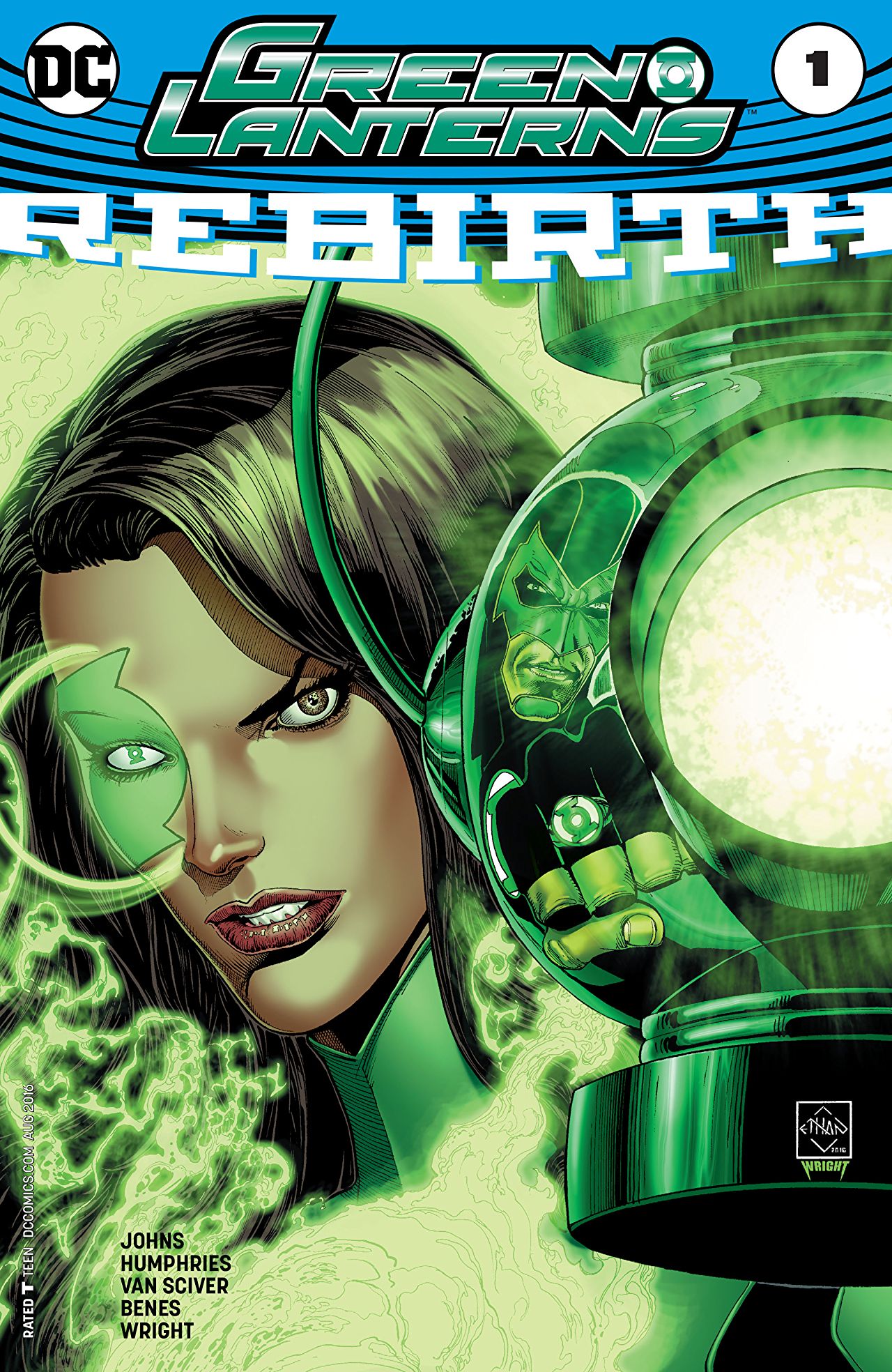 Green Lanterns: Rebirth #1 cover
