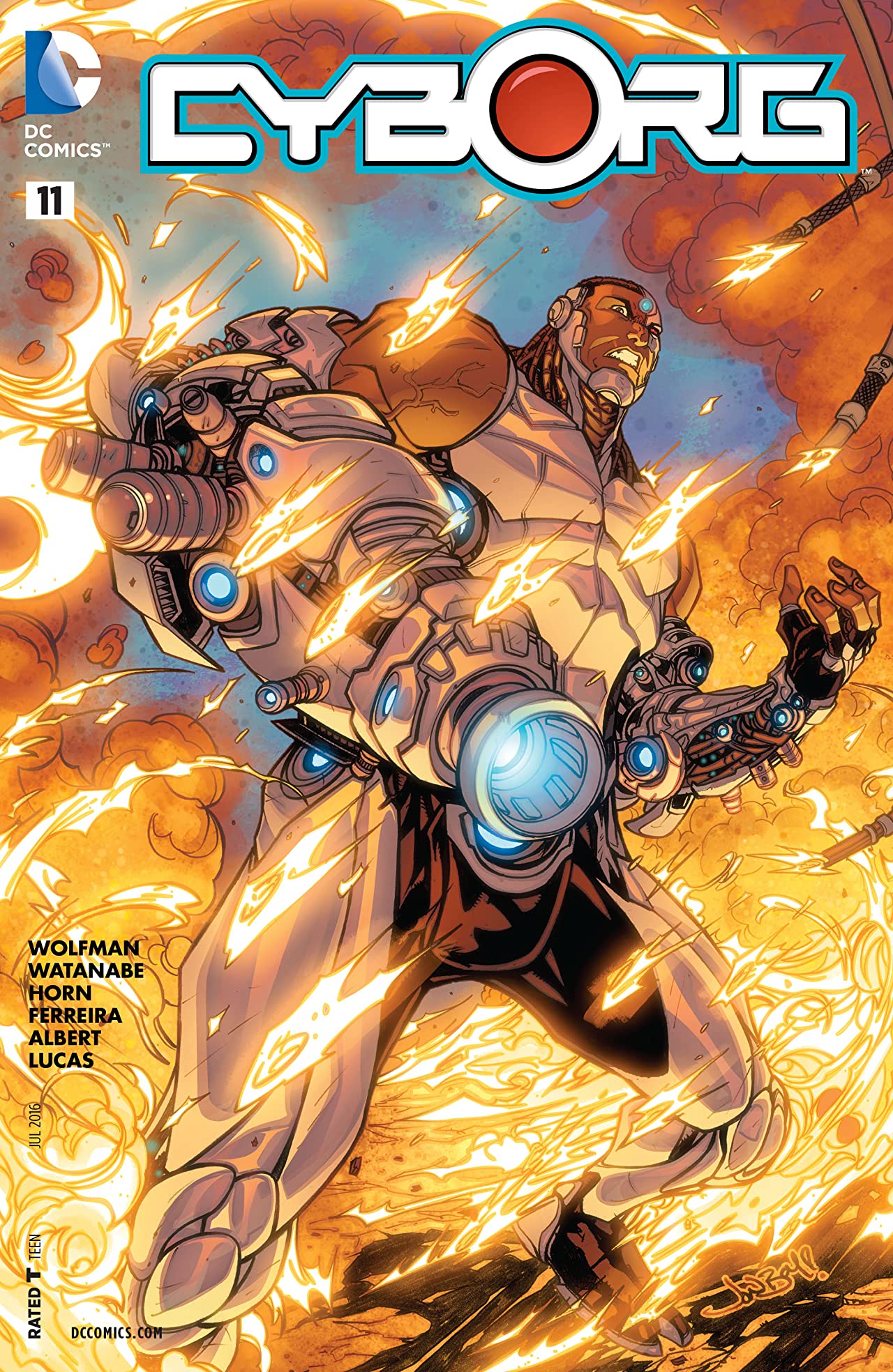 Cyborg #11 cover