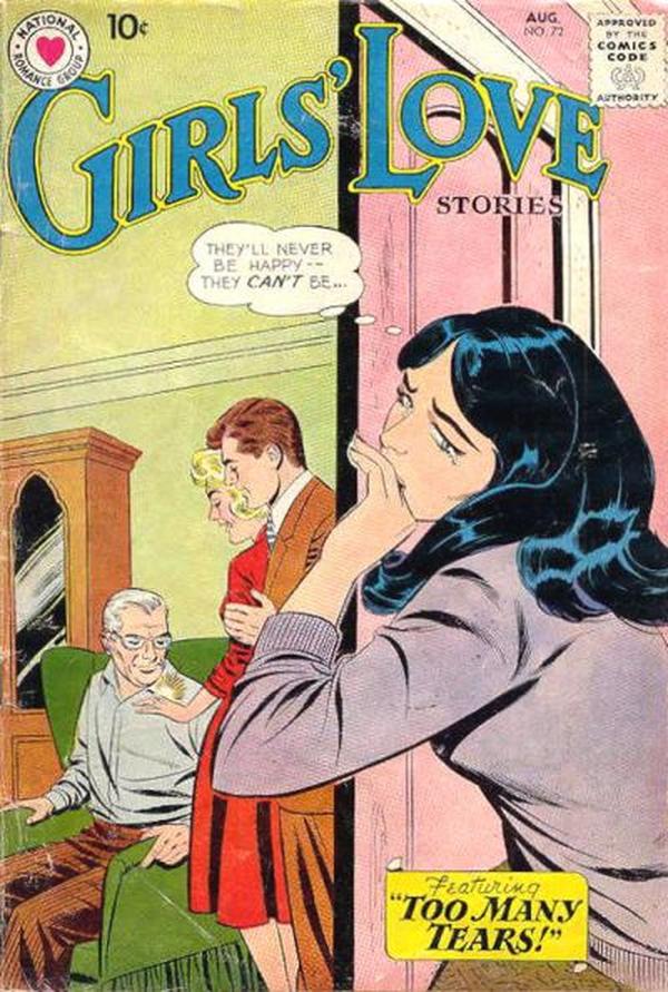 Girls' Love Stories #72 cover