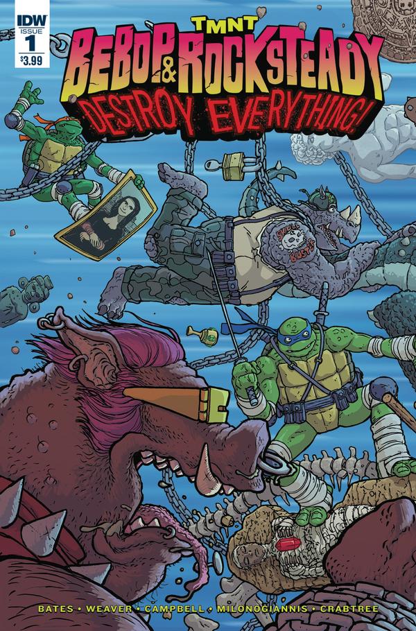 Teenage Mutant Ninja Turtles: Bebop & Rocksteady Destroy Everything #1 cover