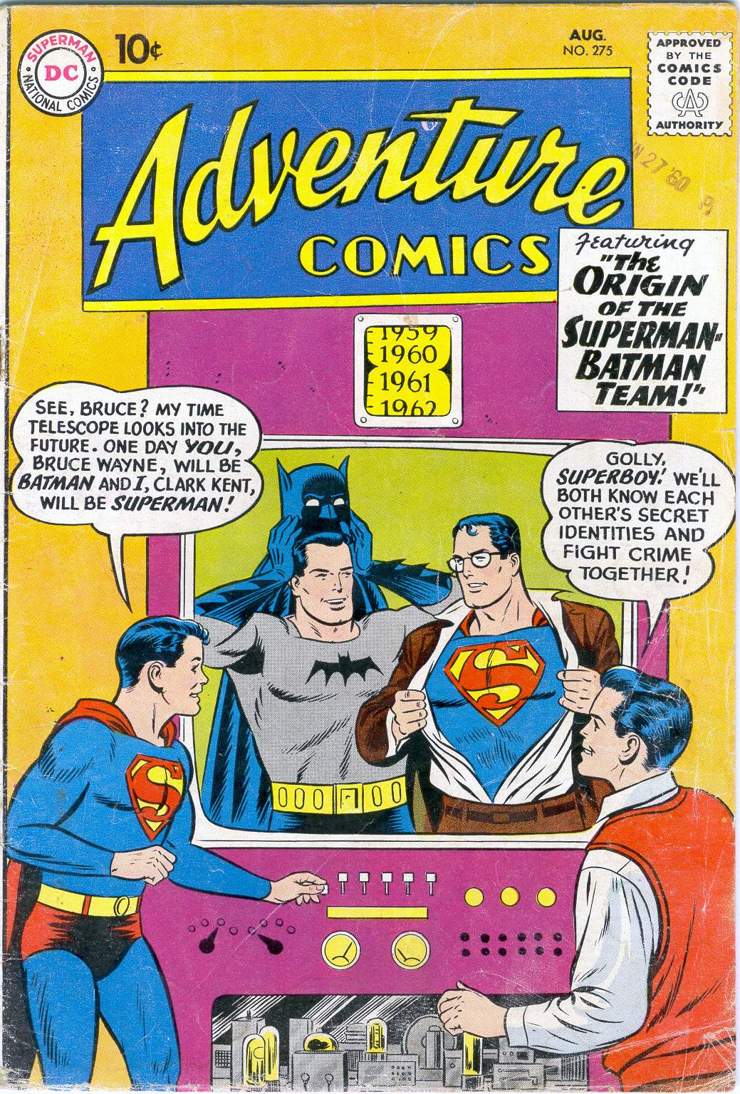 Adventure Comics #275 cover