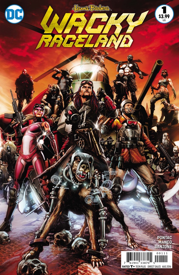 Wacky Raceland #1 cover