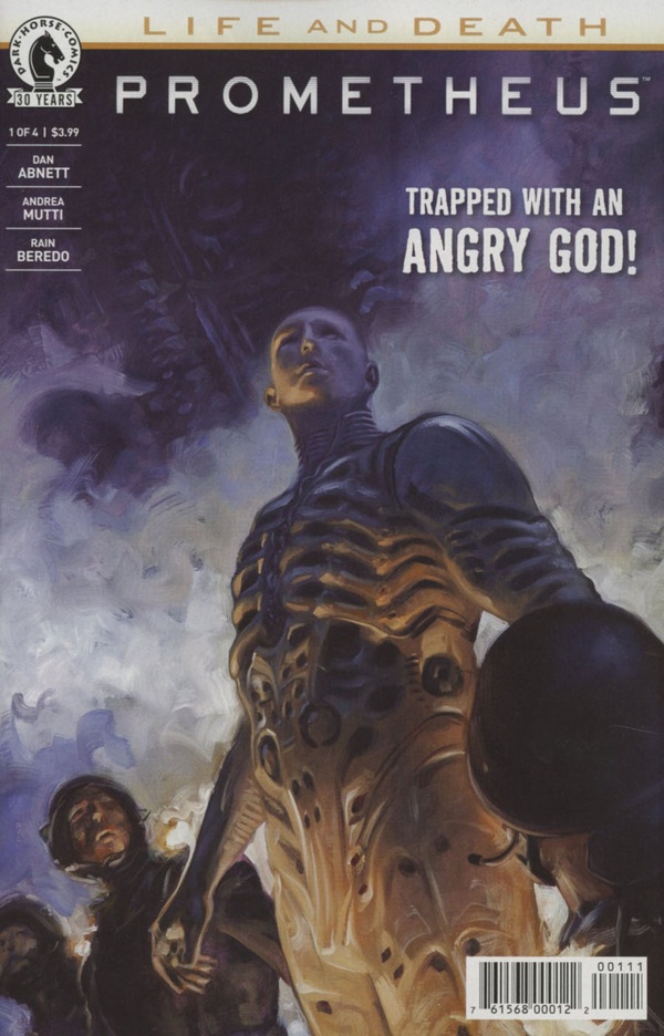 Prometheus: Life and Death #1 cover