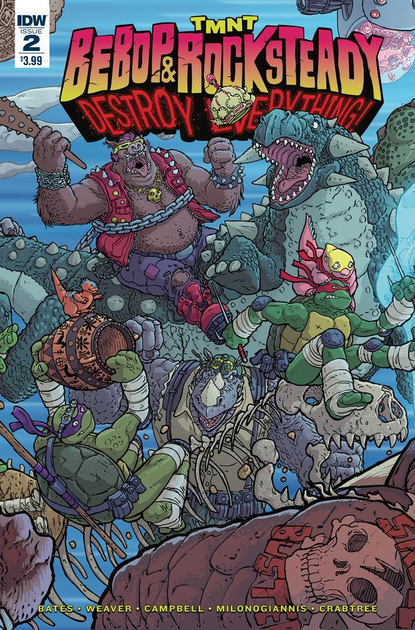 Teenage Mutant Ninja Turtles: Bebop & Rocksteady Destroy Everything #2 cover