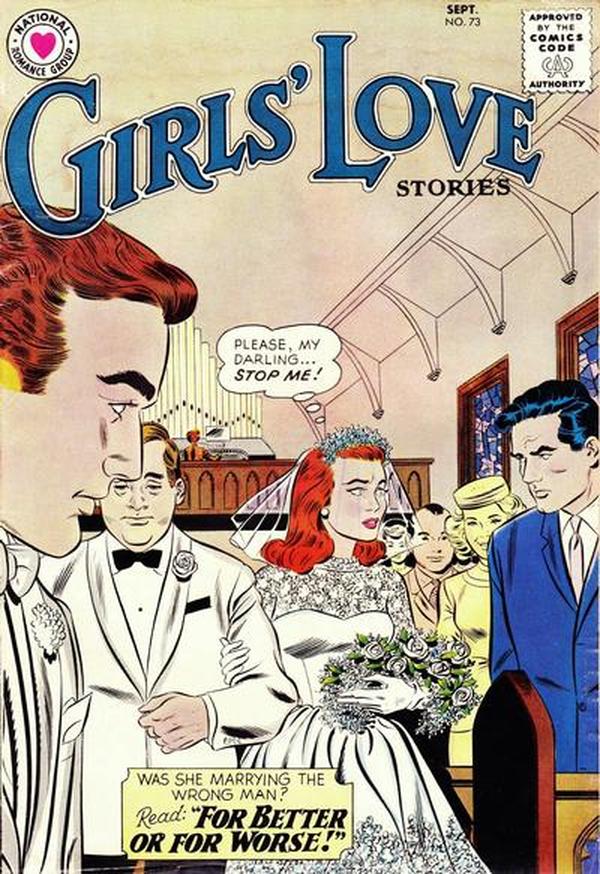 Girls' Love Stories #73 cover