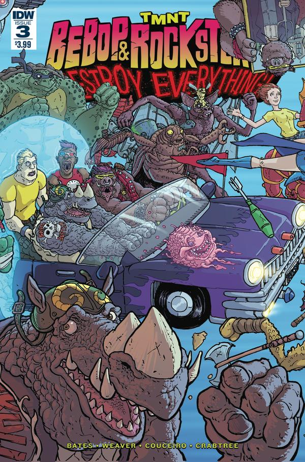 Teenage Mutant Ninja Turtles: Bebop & Rocksteady Destroy Everything #3 cover