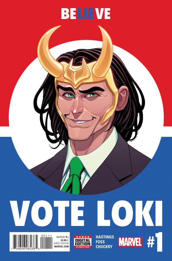 Vote Loki #1 cover