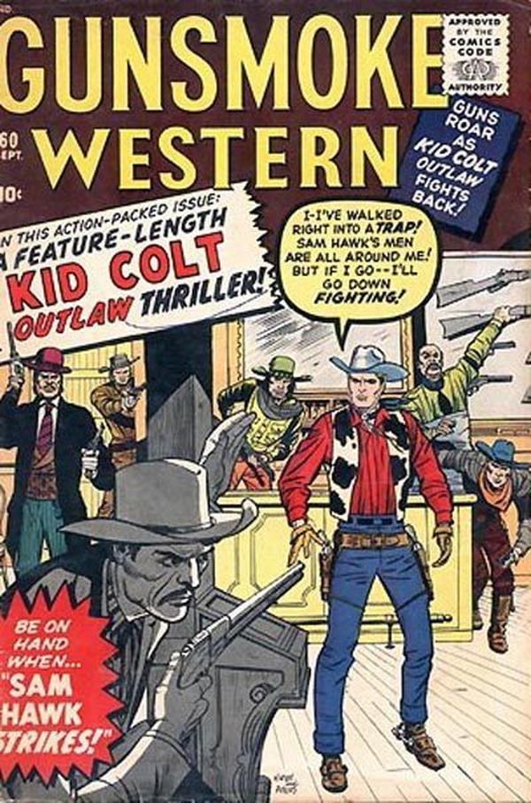 Gunsmoke Western #60 cover
