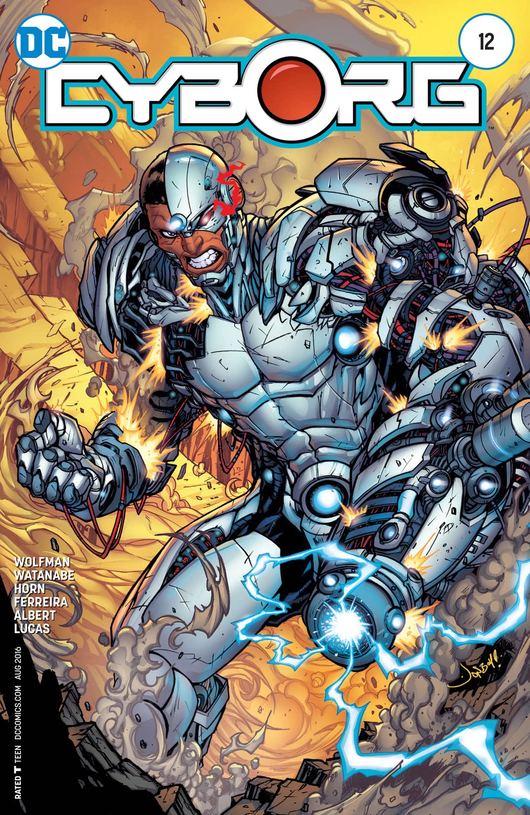 Cyborg #12 cover