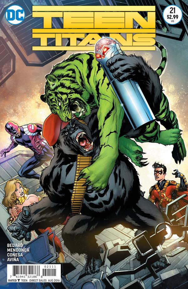 Teen Titans #21 cover