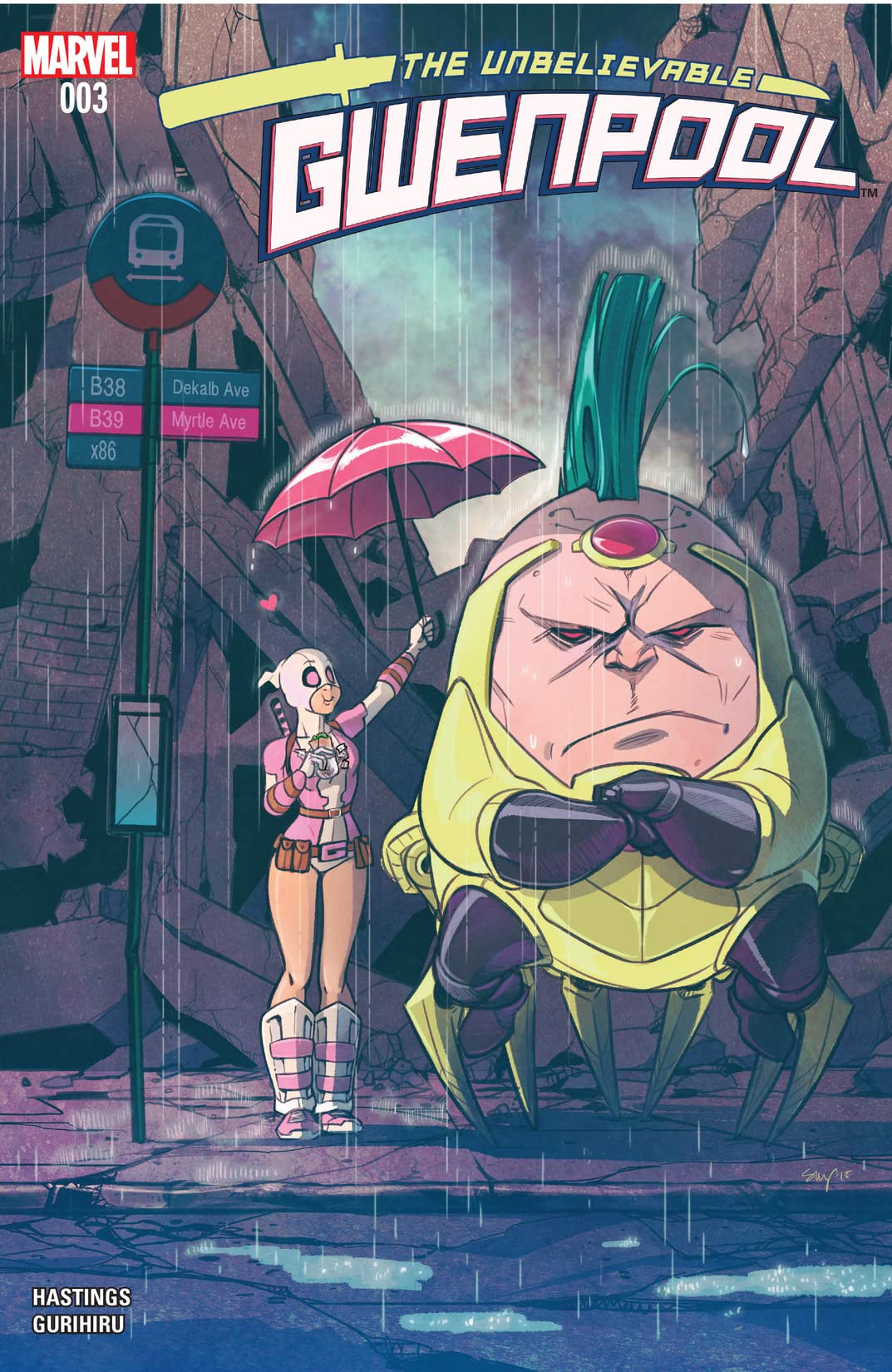 The Unbelievable Gwenpool #3 cover