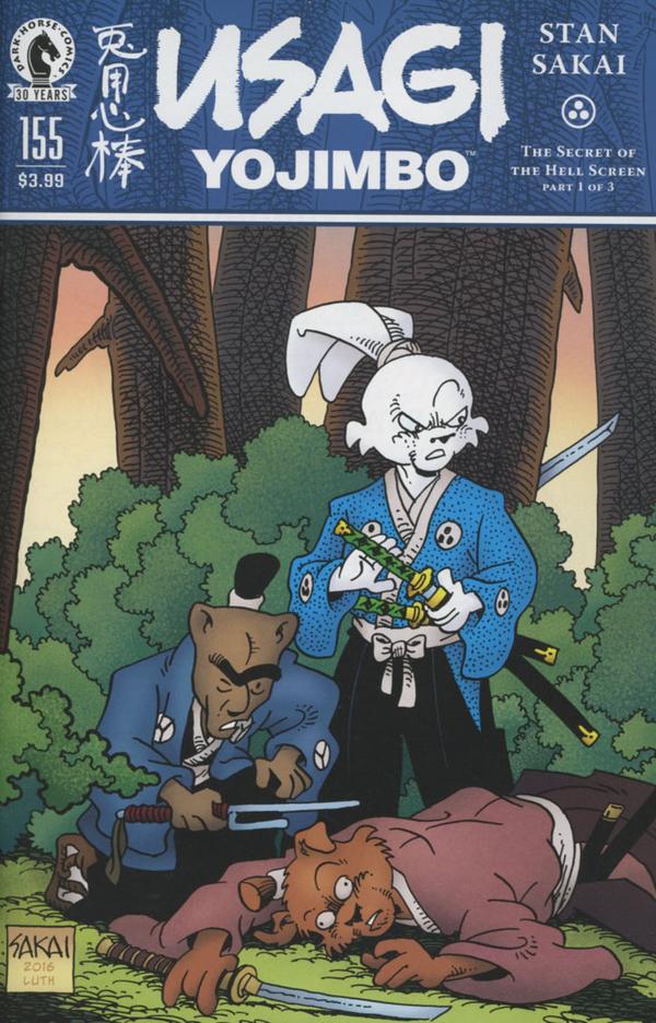 Usagi Yojimbo #155 cover