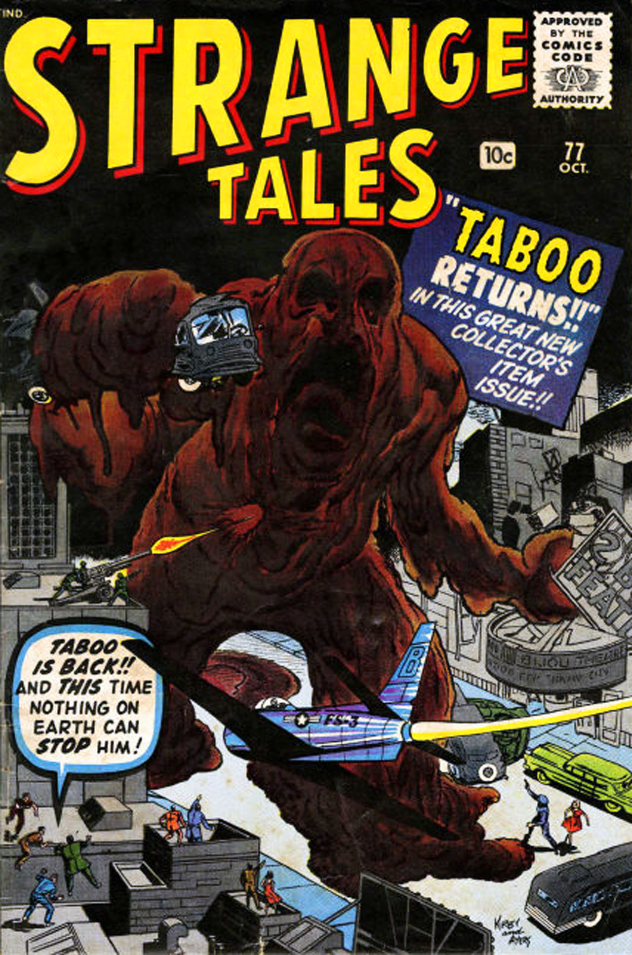 Strange Tales #77 cover