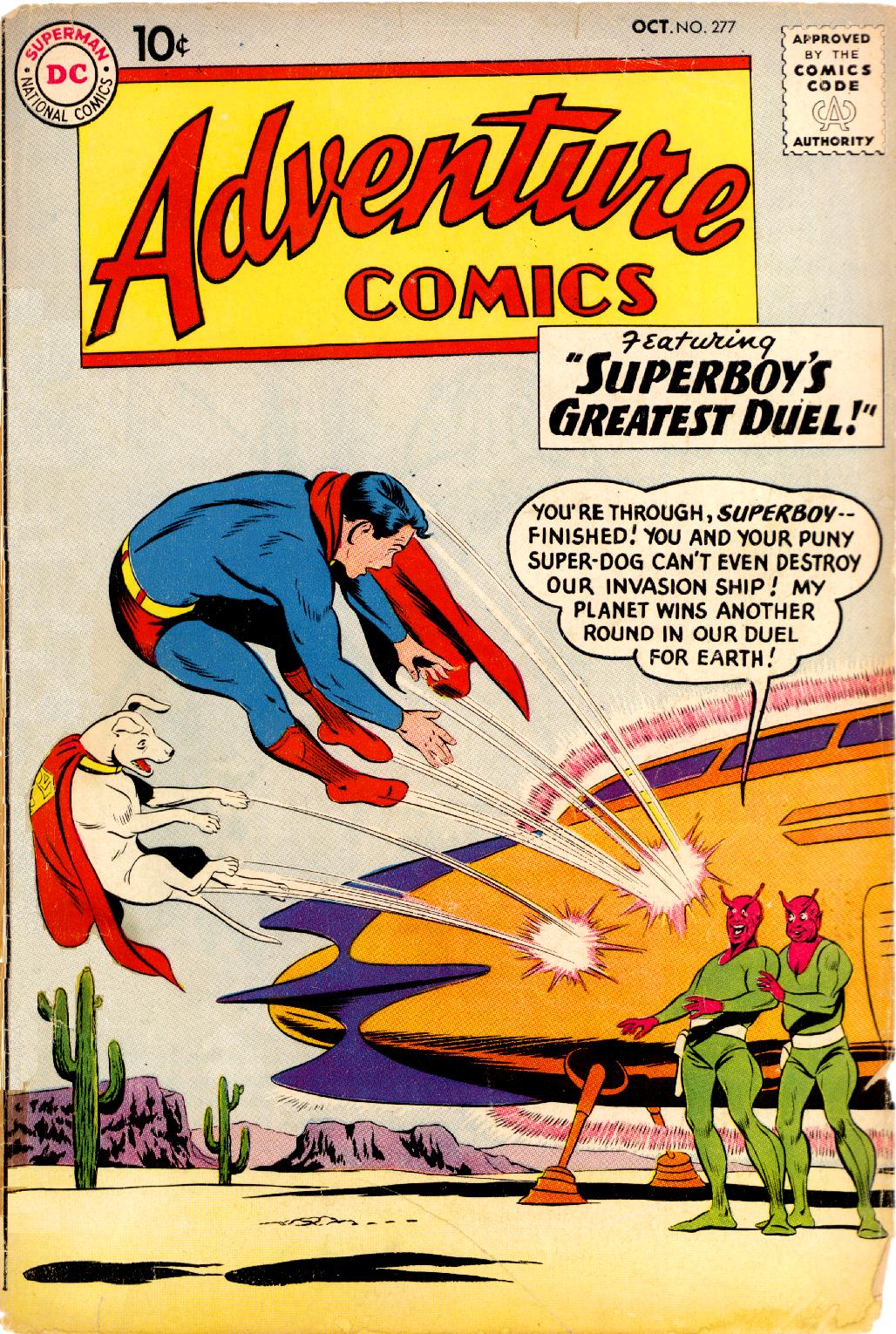 Adventure Comics #277 cover