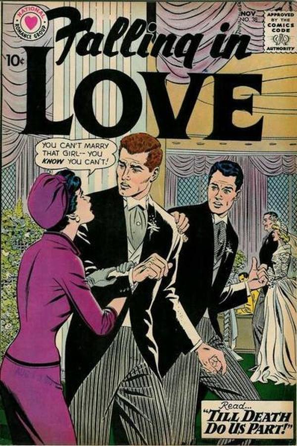 Falling in Love #38 cover