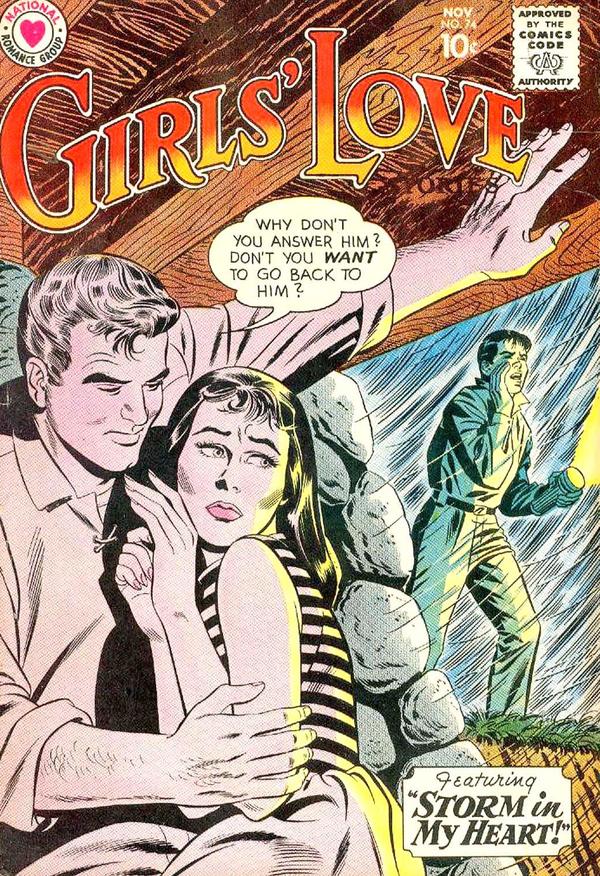 Girls' Love Stories #74 cover