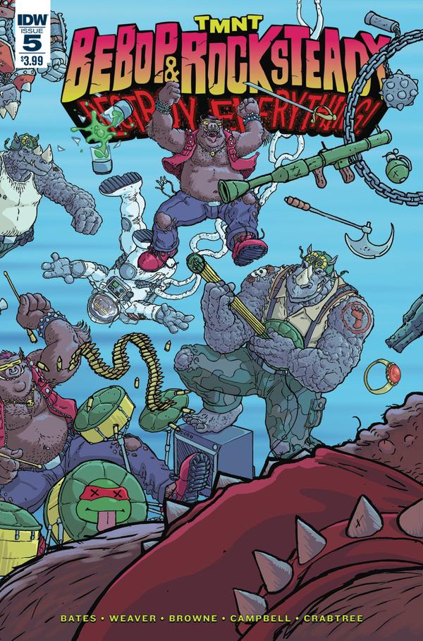 Teenage Mutant Ninja Turtles: Bebop & Rocksteady Destroy Everything #5 cover