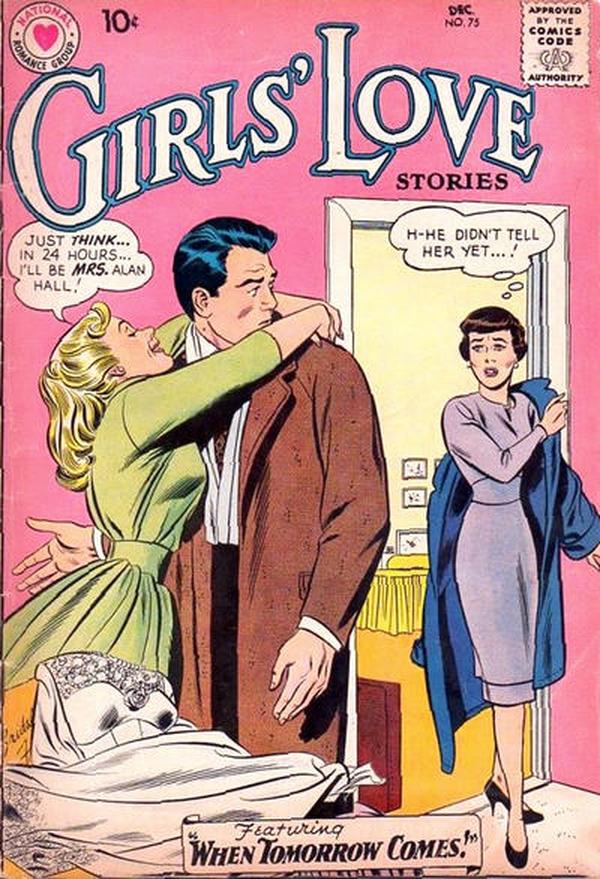 Girls' Love Stories #75 cover