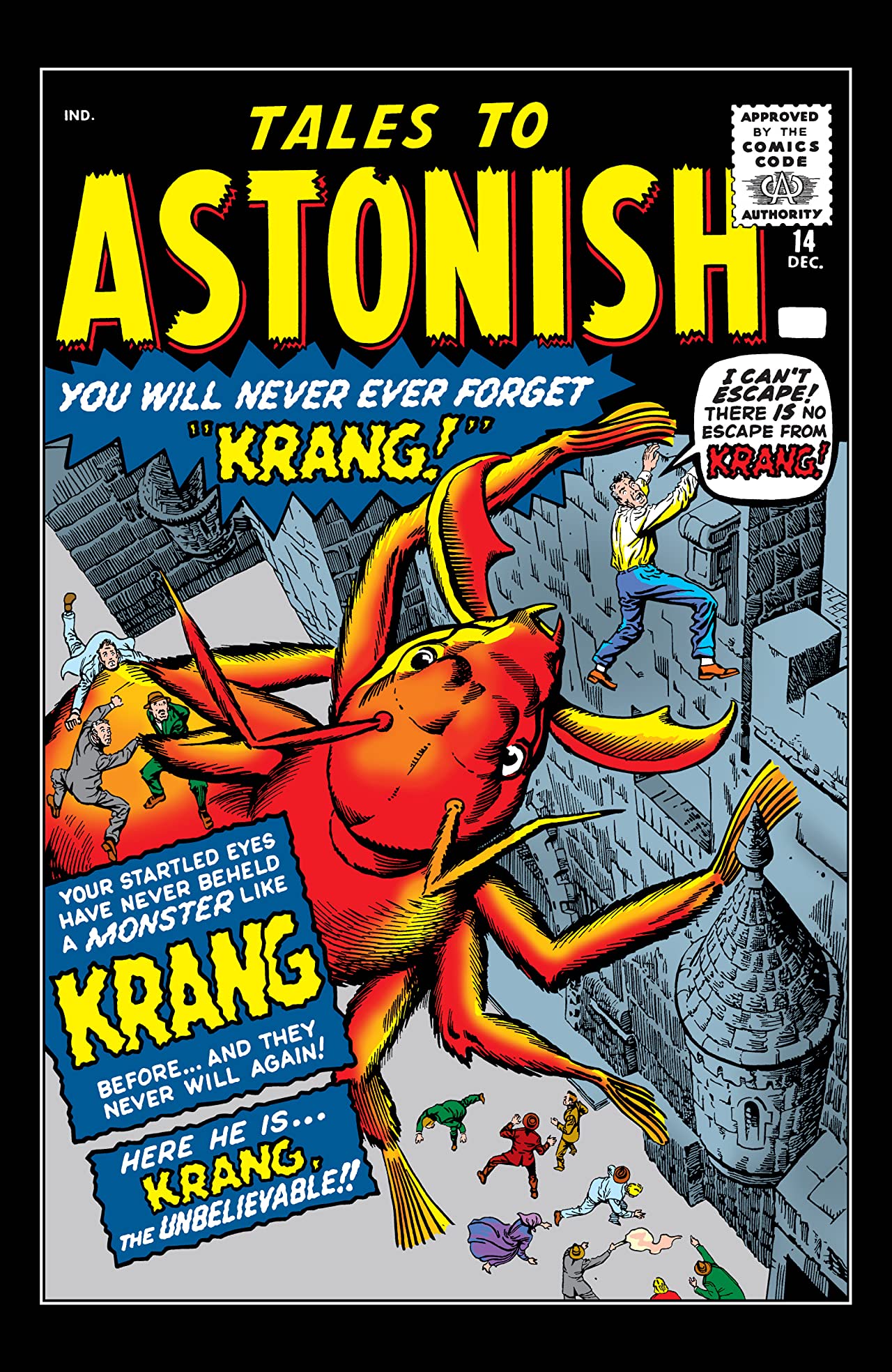 Tales to Astonish #14 cover