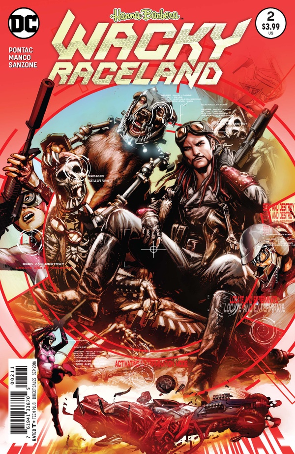 Wacky Raceland #2 cover