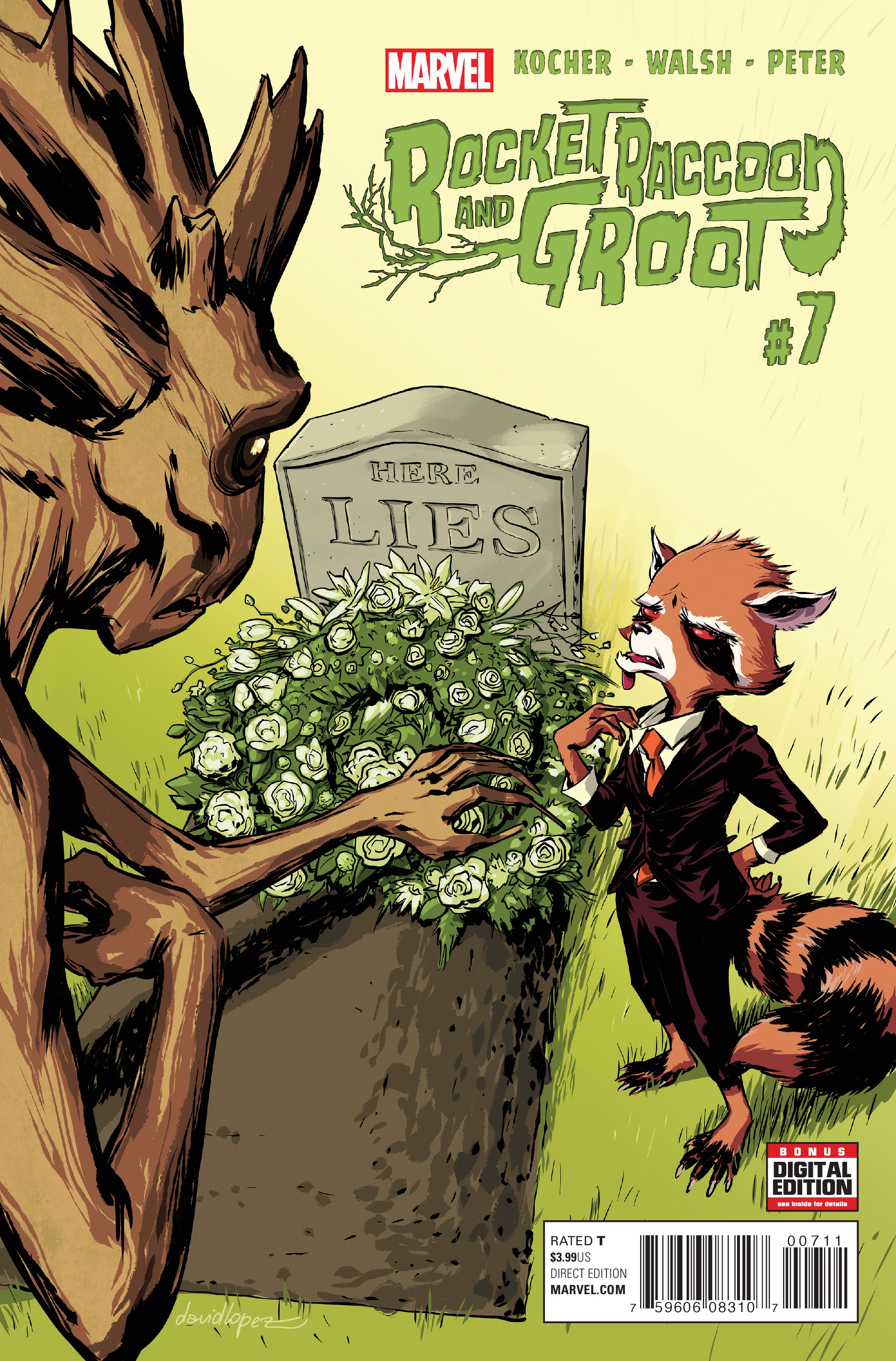 Rocket Raccoon and Groot #7 cover