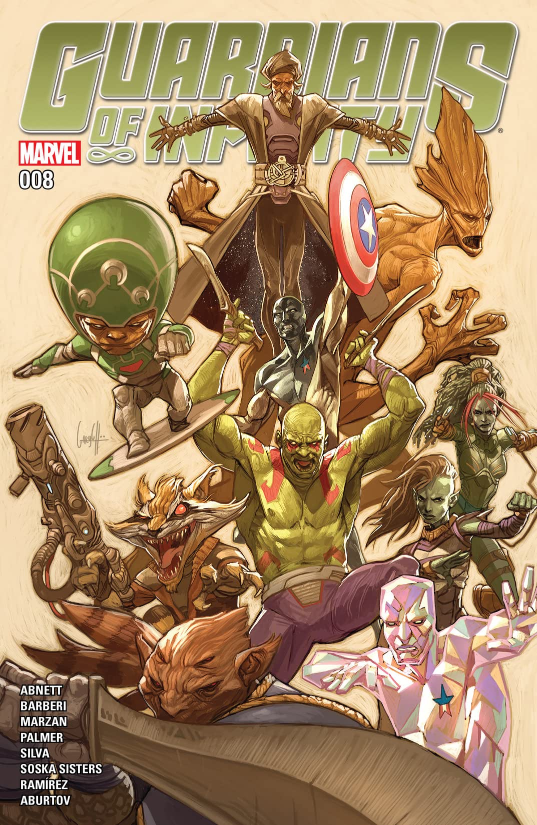 Guardians of Infinity #8 cover