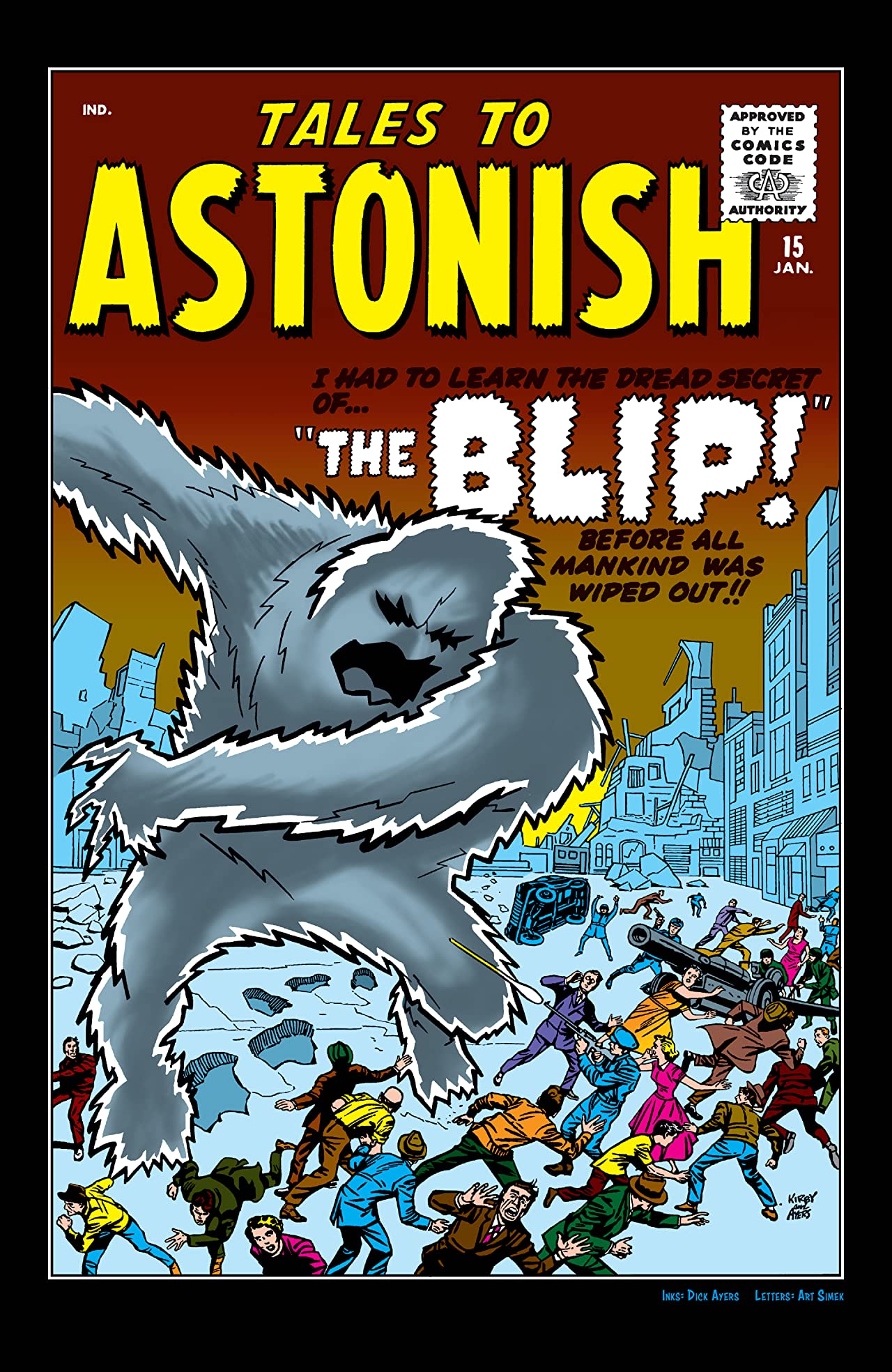 Tales to Astonish #15 cover