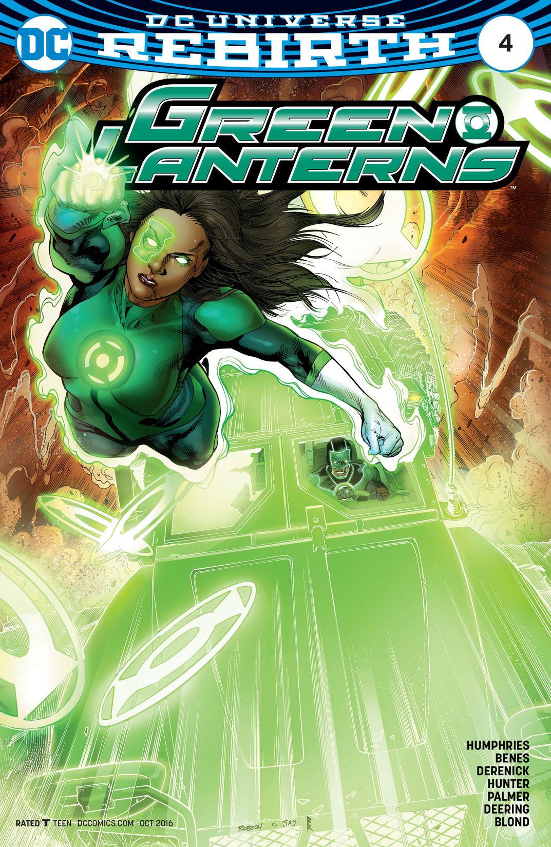 Green Lanterns #4 cover
