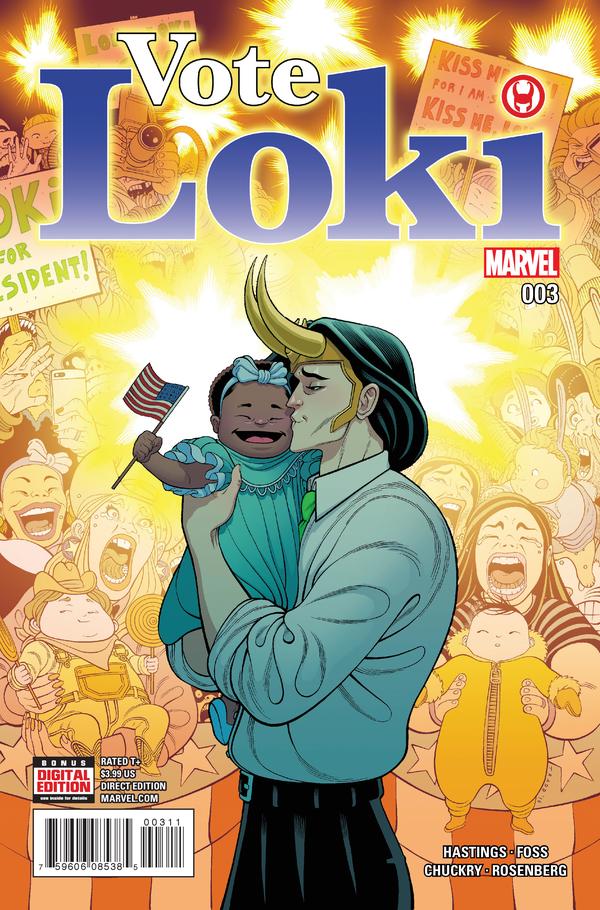 Vote Loki #3 cover