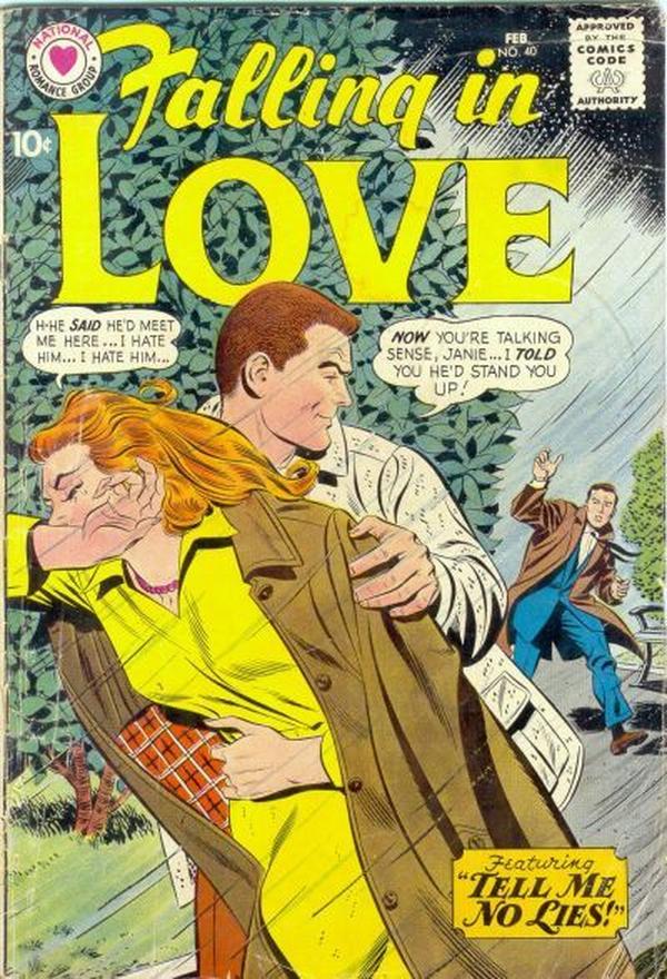 Falling in Love #40 cover