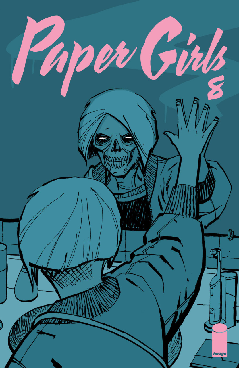 Paper Girls #8 cover