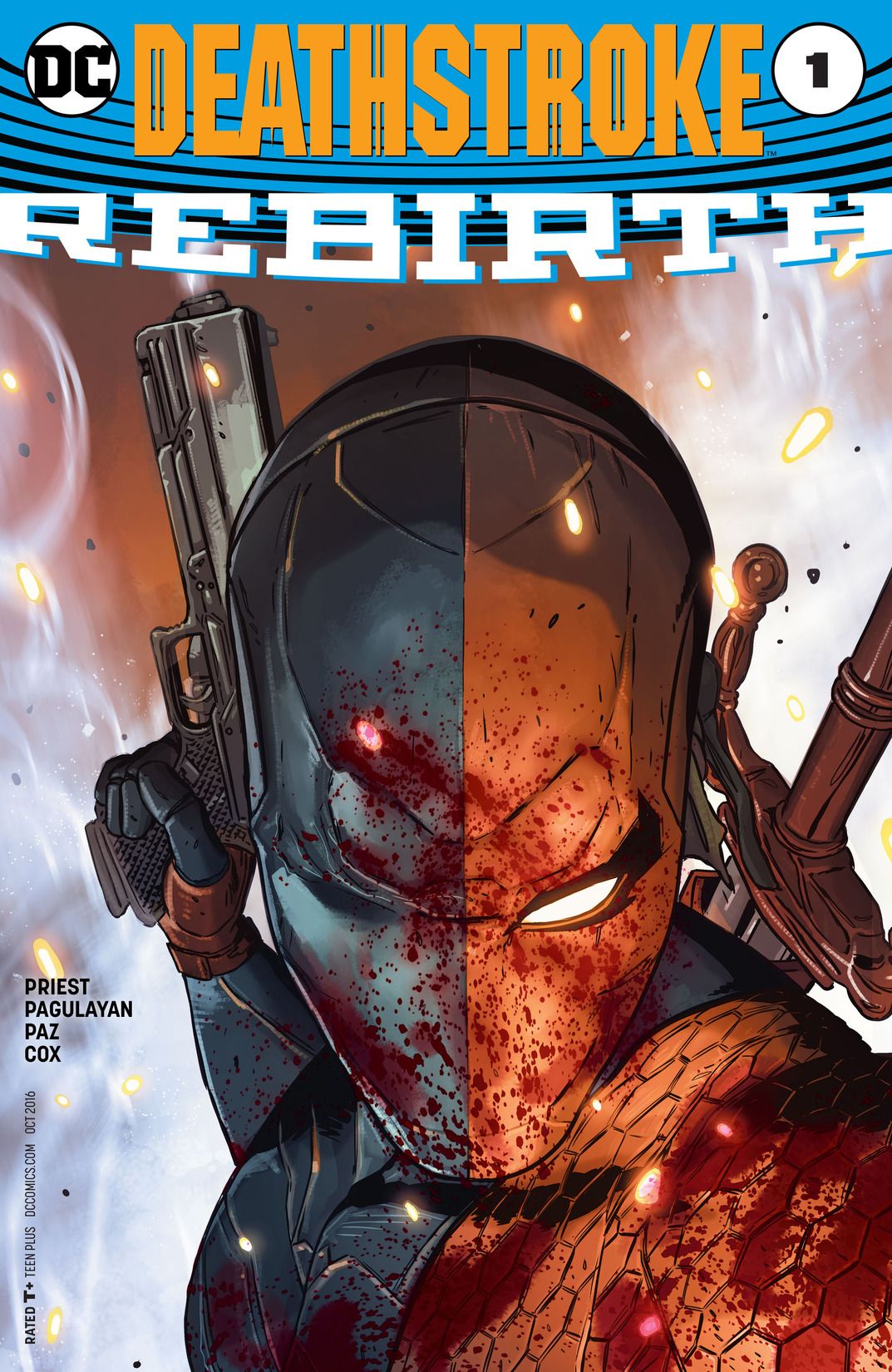 Deathstroke: Rebirth #1 cover