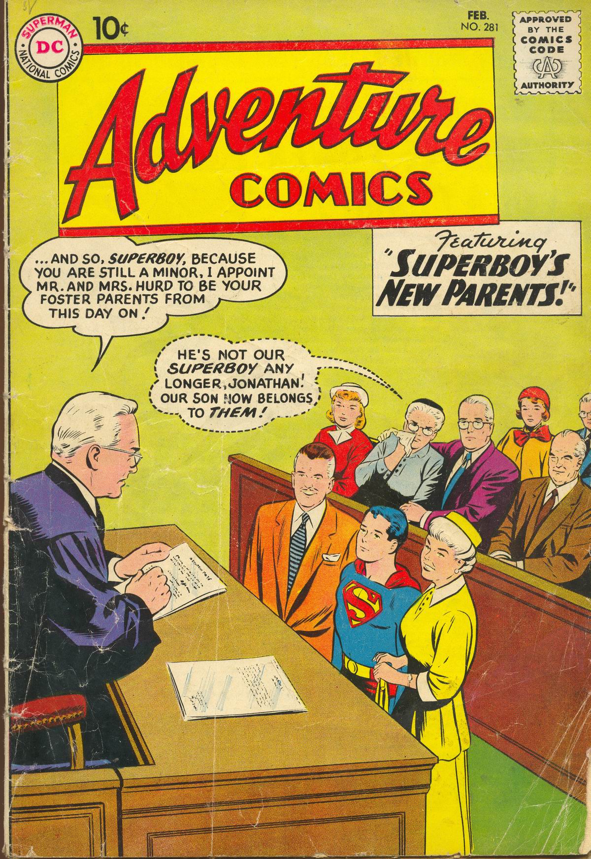 Adventure Comics #281 cover
