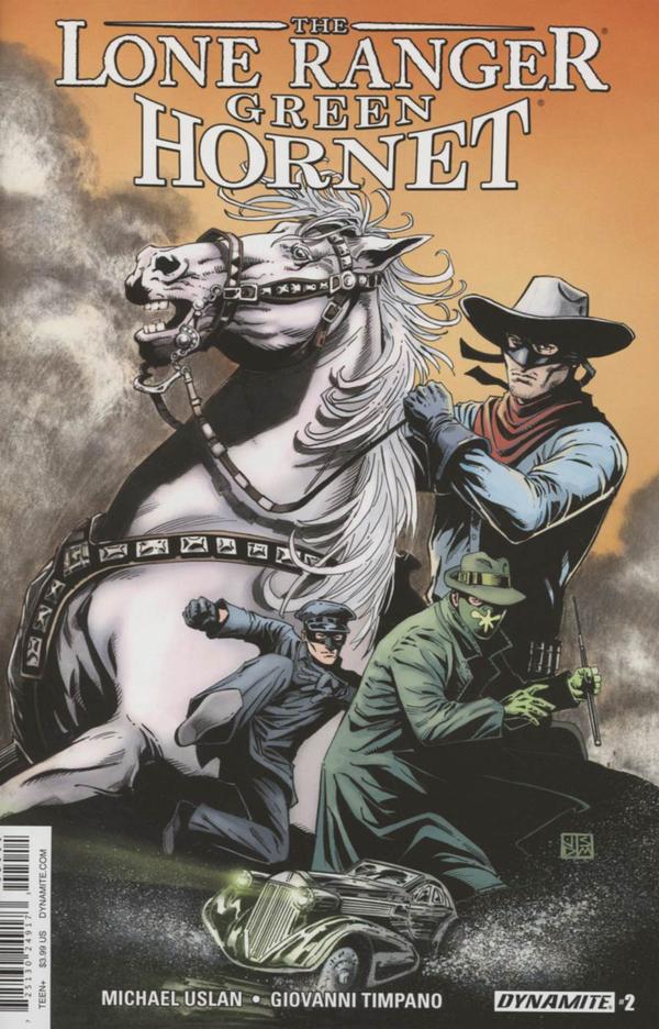 Lone Ranger Green Hornet #2 cover