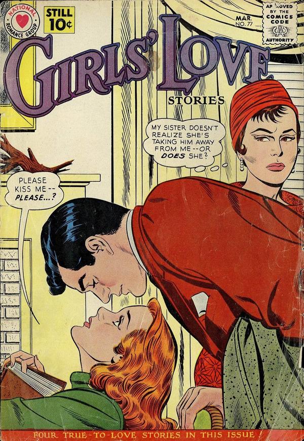 Girls' Love Stories #77 cover