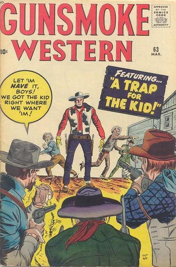 Gunsmoke Western #63 cover