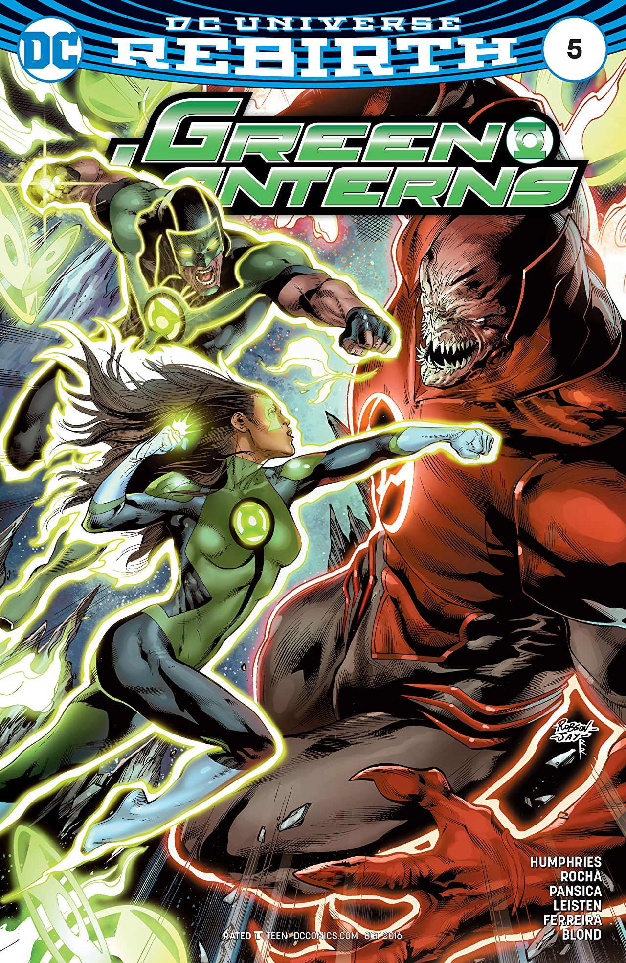 Green Lanterns #5 cover