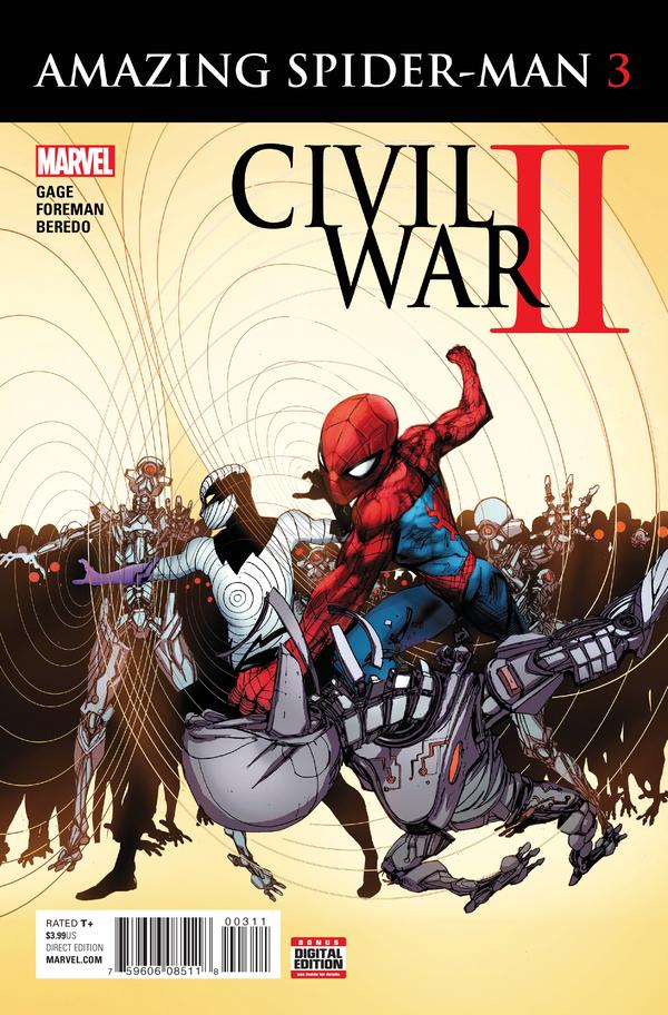 Civil War II: Amazing Spider-Man #3 cover