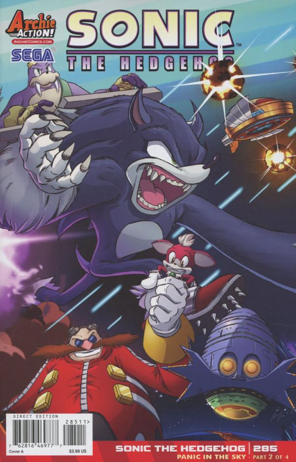 Sonic the Hedgehog #285 cover