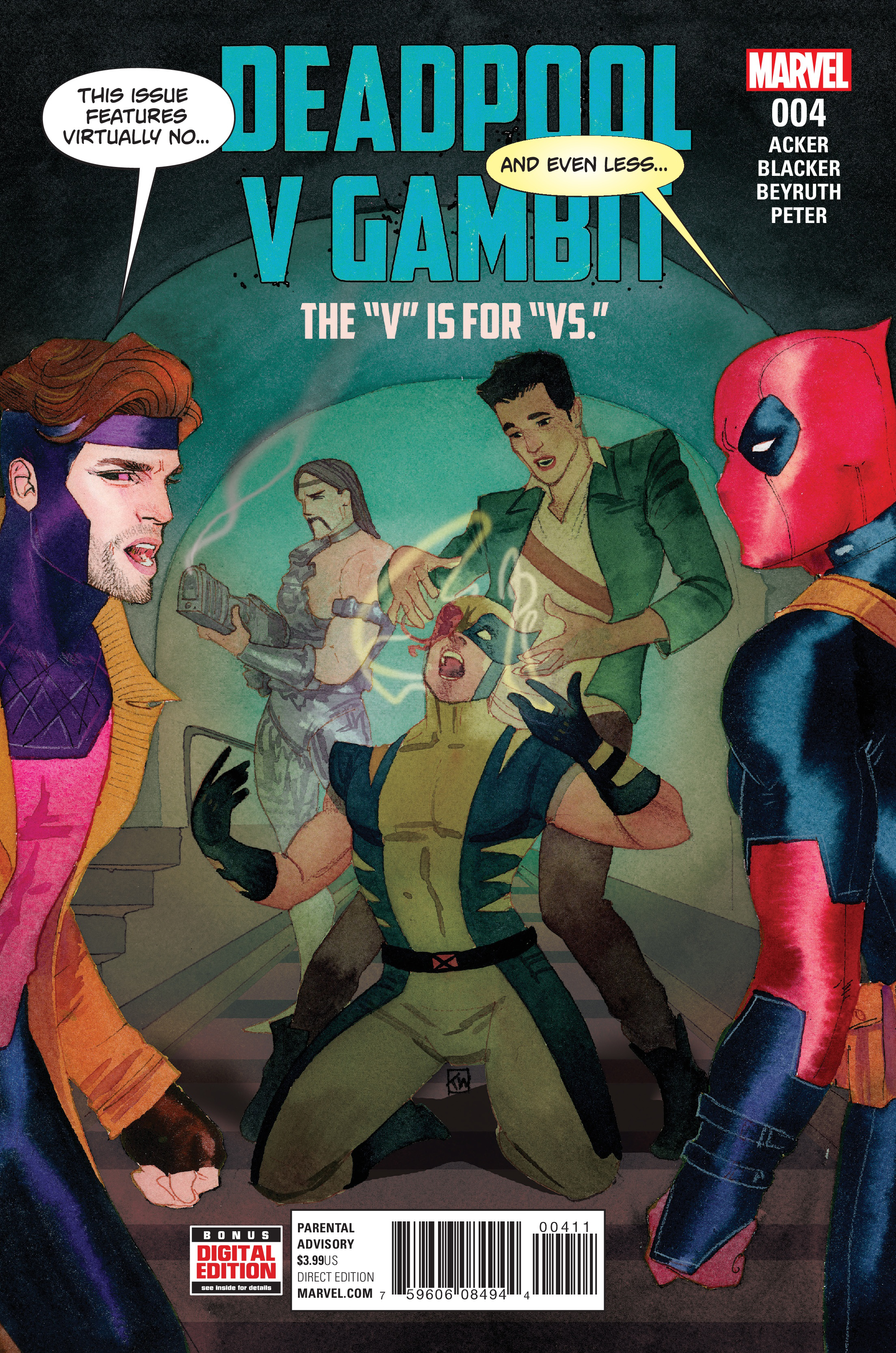Deadpool v Gambit #4 cover