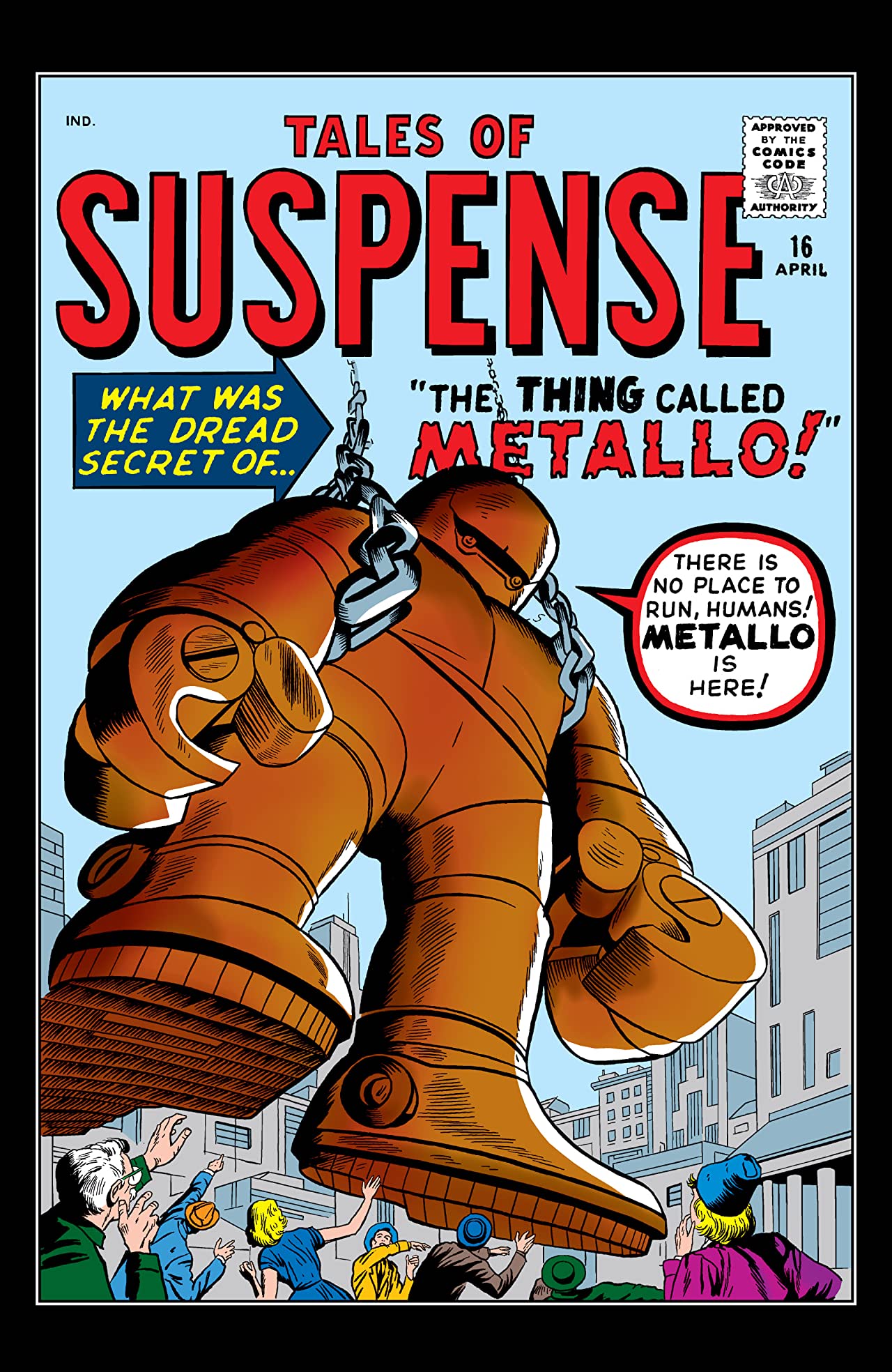 Tales of Suspense #16 cover