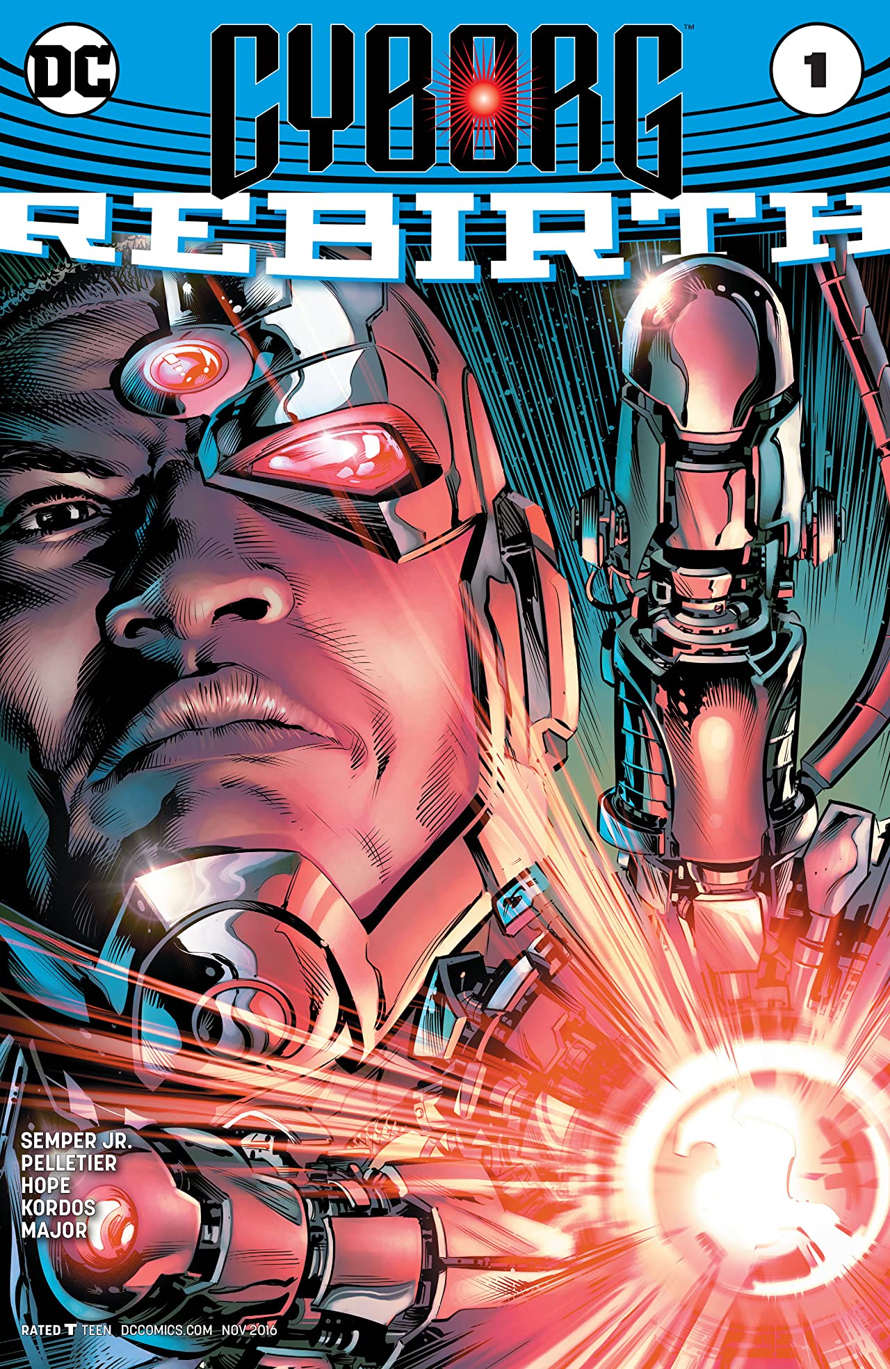 Cyborg: Rebirth #1 cover